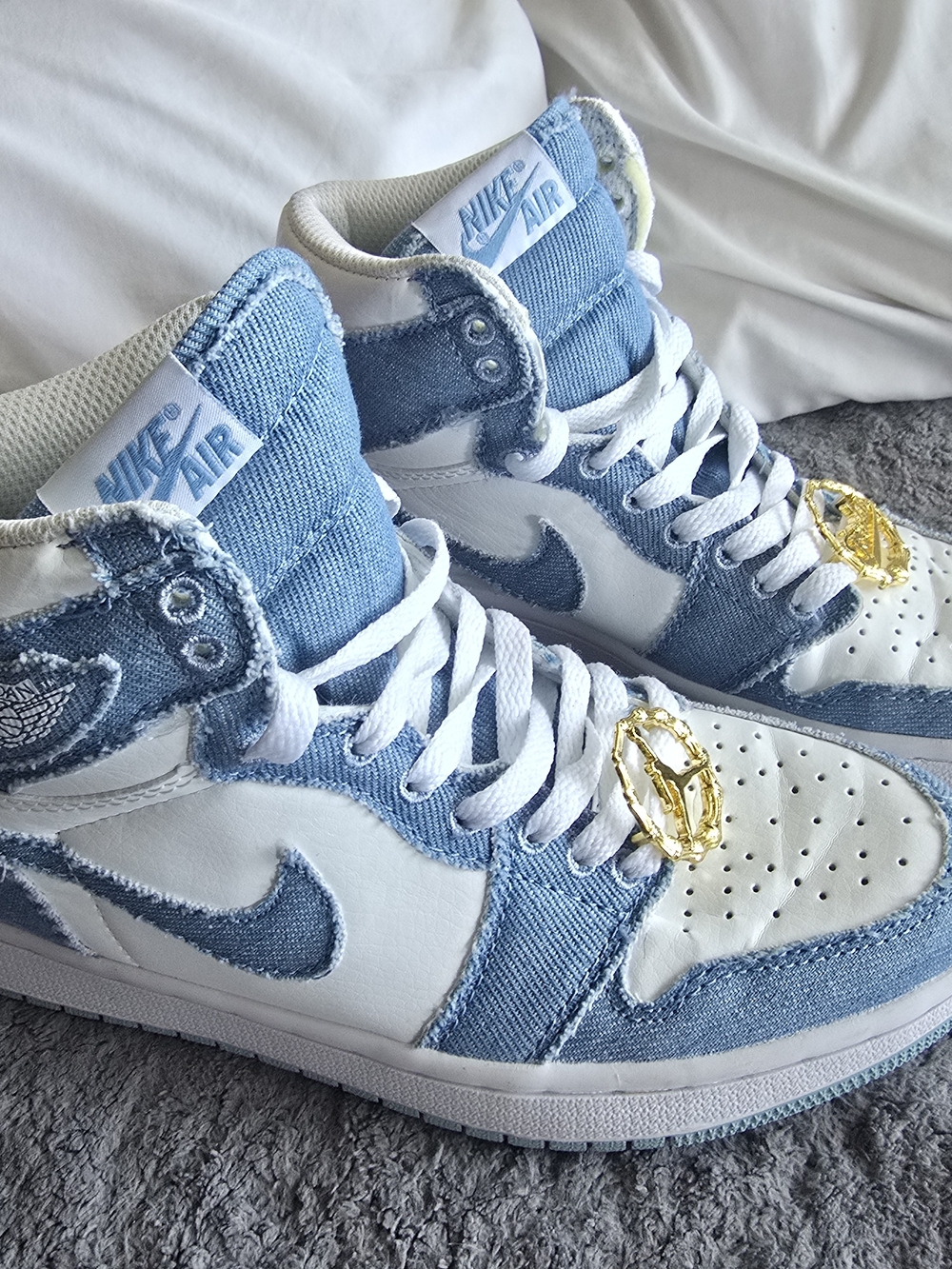 Nike Air Jordan 1 High Denim Sneakers